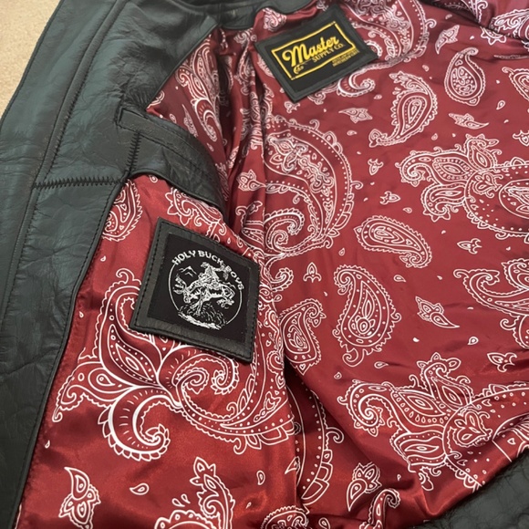 Master Supply Co 100% Geniuine Full Grain Leather Jacket Zip Jacket Daytona XS - Picture 6 of 9